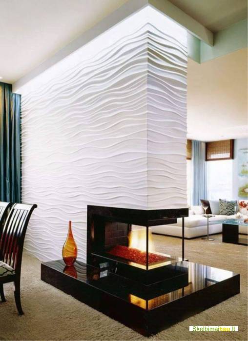 3d sienų apdaila išskirtiniam interjerui