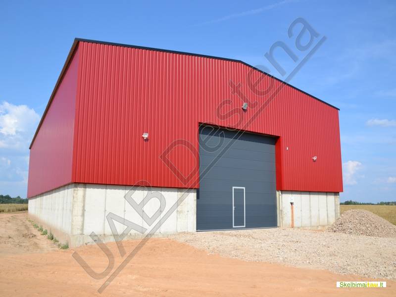 Angarų statyba durys, langai, vartai