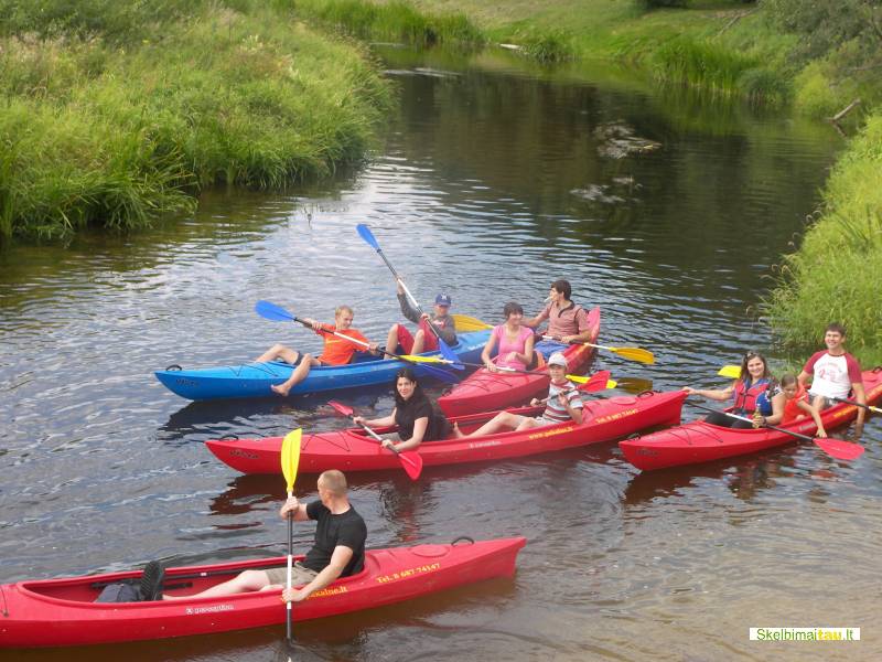 Baidarių nuoma. plaukimas dubysos upe. tel.868774147
