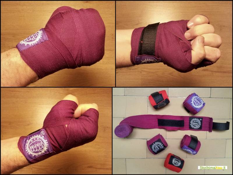 Bintai raudoni boksui 2x3 m medvilnė su elastanu tik 9 litai