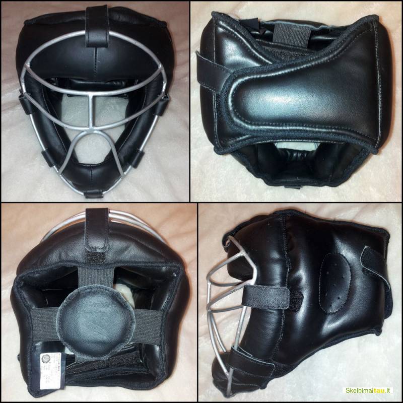 Bokso šalmas, šalmas kikbokso nuo 35 euro,šalmas su grotomis