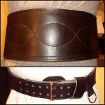 Diržas stuburui,sunkiajai atletikai nat.oda,weight lifting b