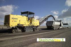 Asfaltavimo darbai, kelių, gatvių tiesimas