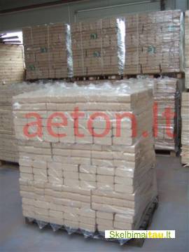 Medžio pjuvenų briketai pristatome visoje lietuvoje