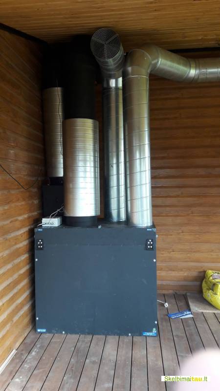 Patalpų rekuperacinės vėdinimo sistemos