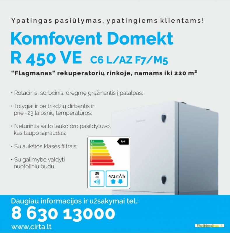 Rekuperacinė vėdinimo sistema