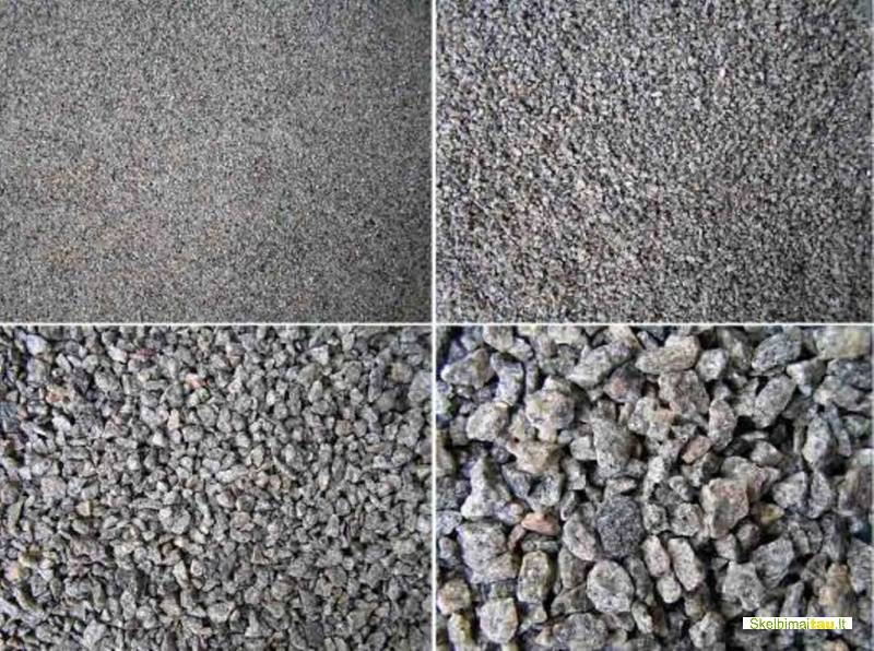 Žvyras betonavimui, kaunas, kauno r.