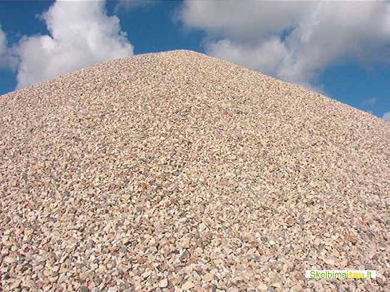 Žvyras, smėlis, skalda, atsijos, kaunas