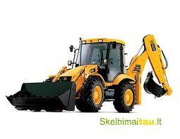 Bobcat ir kt.statybinės technikos nuoma klaipėdoje