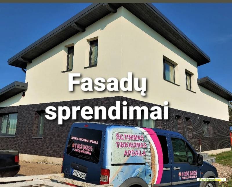 Fasadu šiltinimas,dekoras,klinkeris.860394321