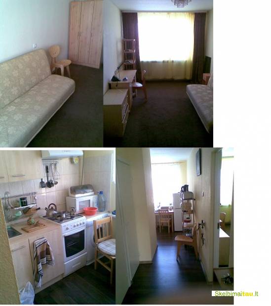 I s n u o m o j u 1-kambri netoli lcckoledzo renovuotame nam