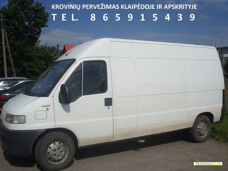 Ivairiu kroviniu pervezimas iki 1.5t.klaipedoje ir uz jos