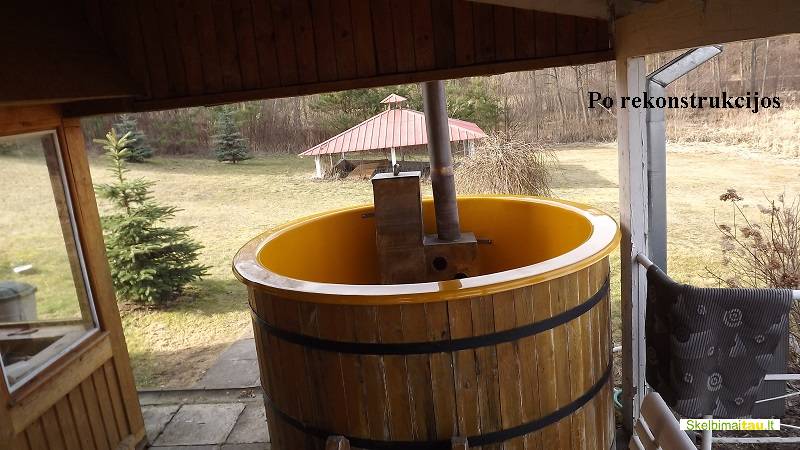 Medinio kaitinimosi kubilo restauracija