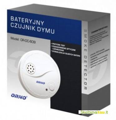 Sertifikuoti dūmų detektoriai nuo 6 eur garantija