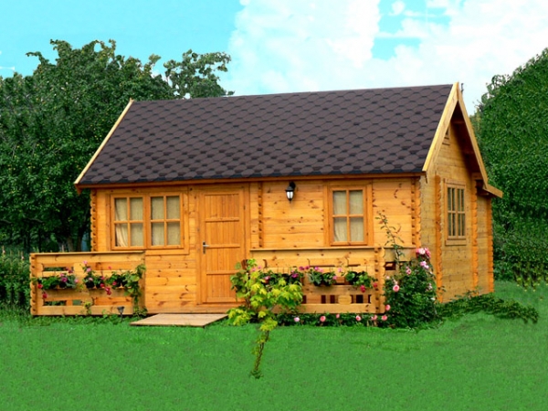 Sodo nameliai ir namai tinkantis poilsiavietėm, smulkiai pr