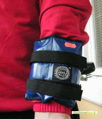 Svarmenys ant kojų,riešo,rankų uždedami