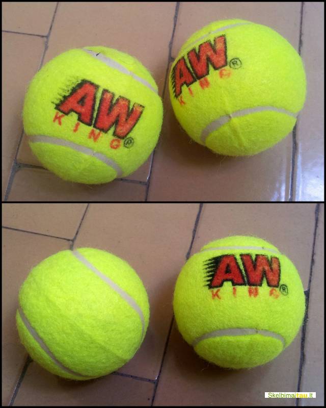 Teniso kamuoliukas,kamuoliukas lauko teniso 3 lt