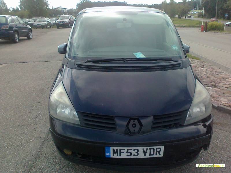 Dalimis - renault espace 2003 2.0l 16v 1998cm3 benzinas mech