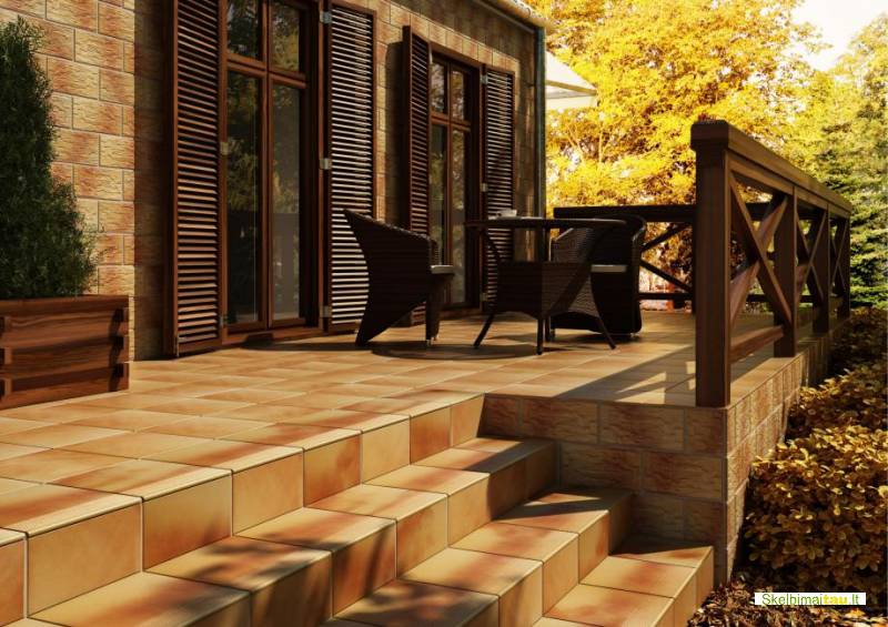 Cerrad klinkerinės plytelės nuo 24 lt/m2