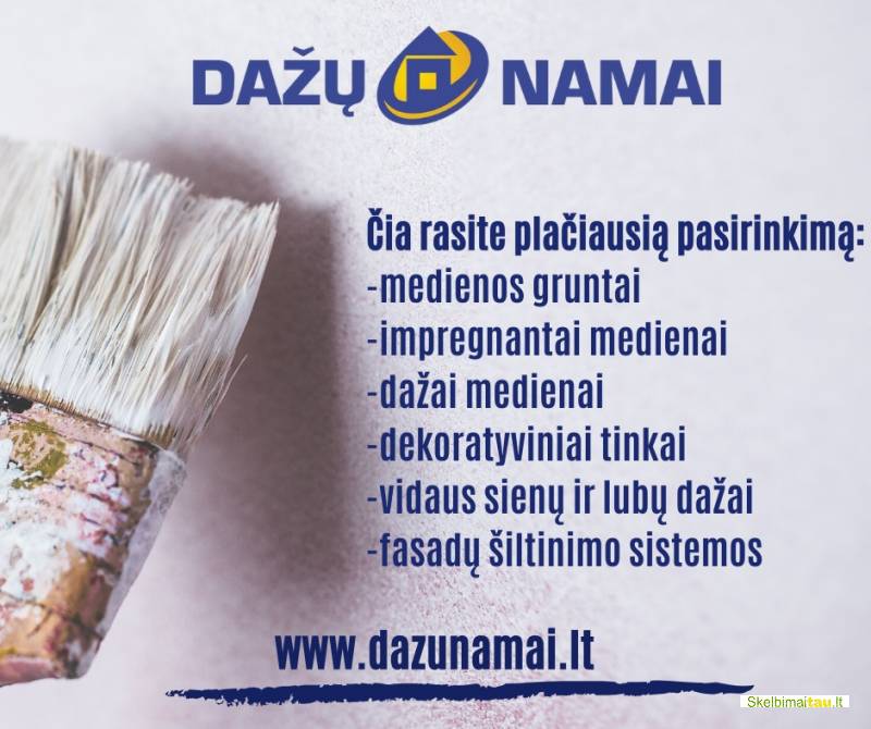 Dažų namai www.dazunamai.lt –  dažų parduotuvė