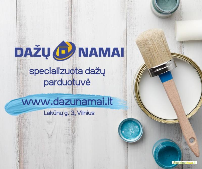 Dažų namai www.dazunamai.lt –  dažų parduotuvė