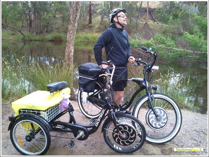 Elektrinis dviratis per 30 min