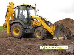 Kanalizacijos kasimas, ekskavatorių nuoma