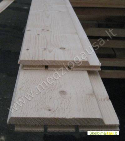 Medines lauko dailylentes stogo pakalimui, šaliuotė