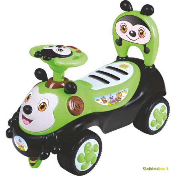 Paspirtukas-mašinele &quotpanda&quot  &quotbitė&quot