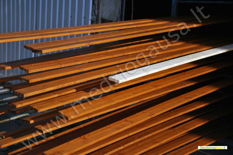 Vidaus, lauko apdailos lentelės, apdailos mediena