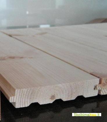 Vidaus, lauko apdailos lentelės, apdailos mediena