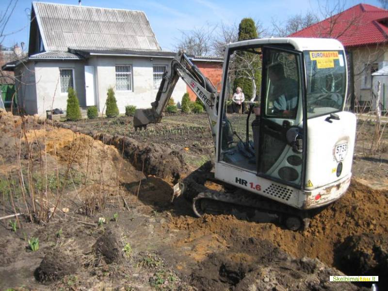 Žemės kasimas vilniuje, griovimo paslaugos