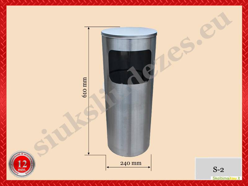 Šiukšliadėžės, montavimas