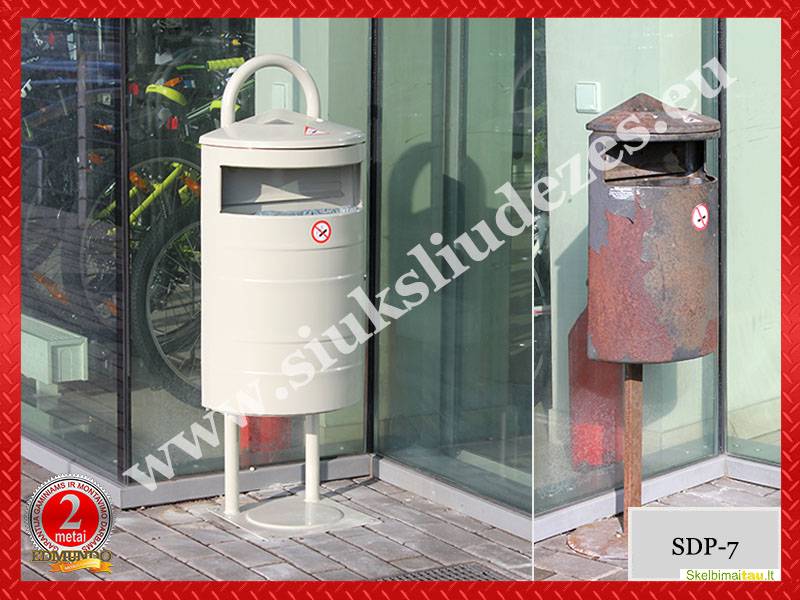 Šiukšliadėžės, montavimas