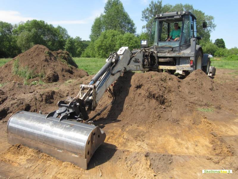 Šlaitų formavimas, 8-659-07990, ekskavatoriaus nuoma