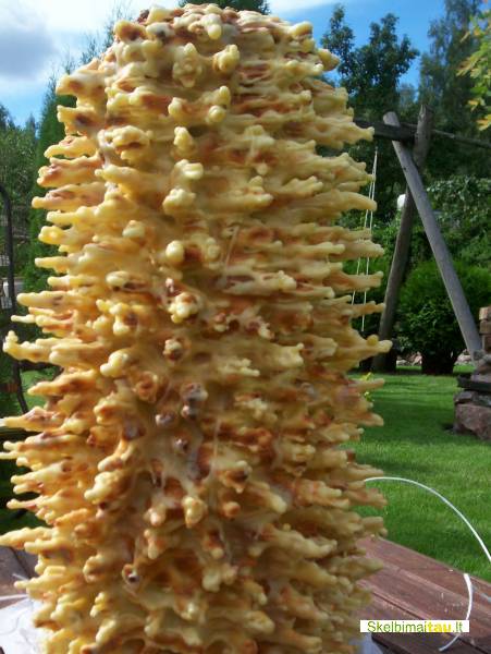 Šakočiu kepimo įranga